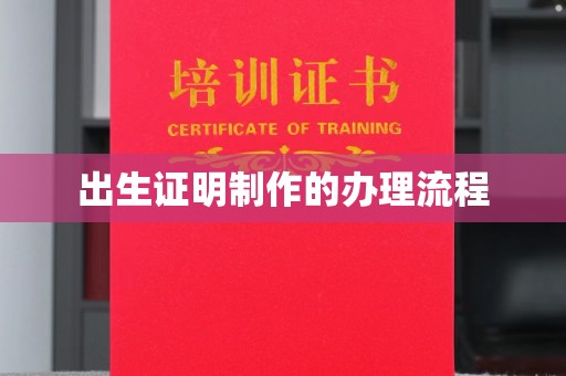 天峻出生证明制作的办理流程