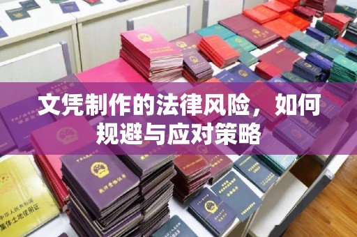 天峻文凭制作的法律风险，如何规避与应对策略